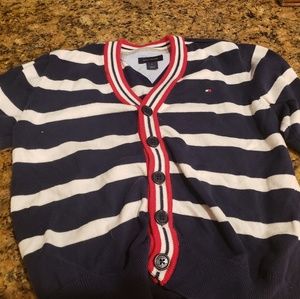 Boys Tommy Hilfiger cardigan sweater size 6